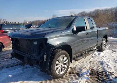 2021 Chevrolet Silverado 1500 4Wd Standard Bed Custom из США, поврежденный, VIN 1GCRYBEH7MZ105033